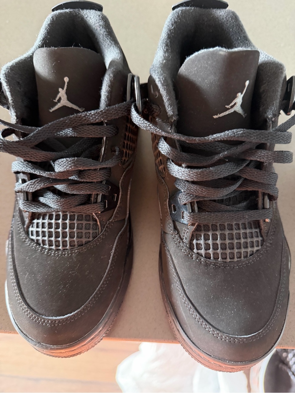Jordan Kids Black Low-Top Basketball Sneakers